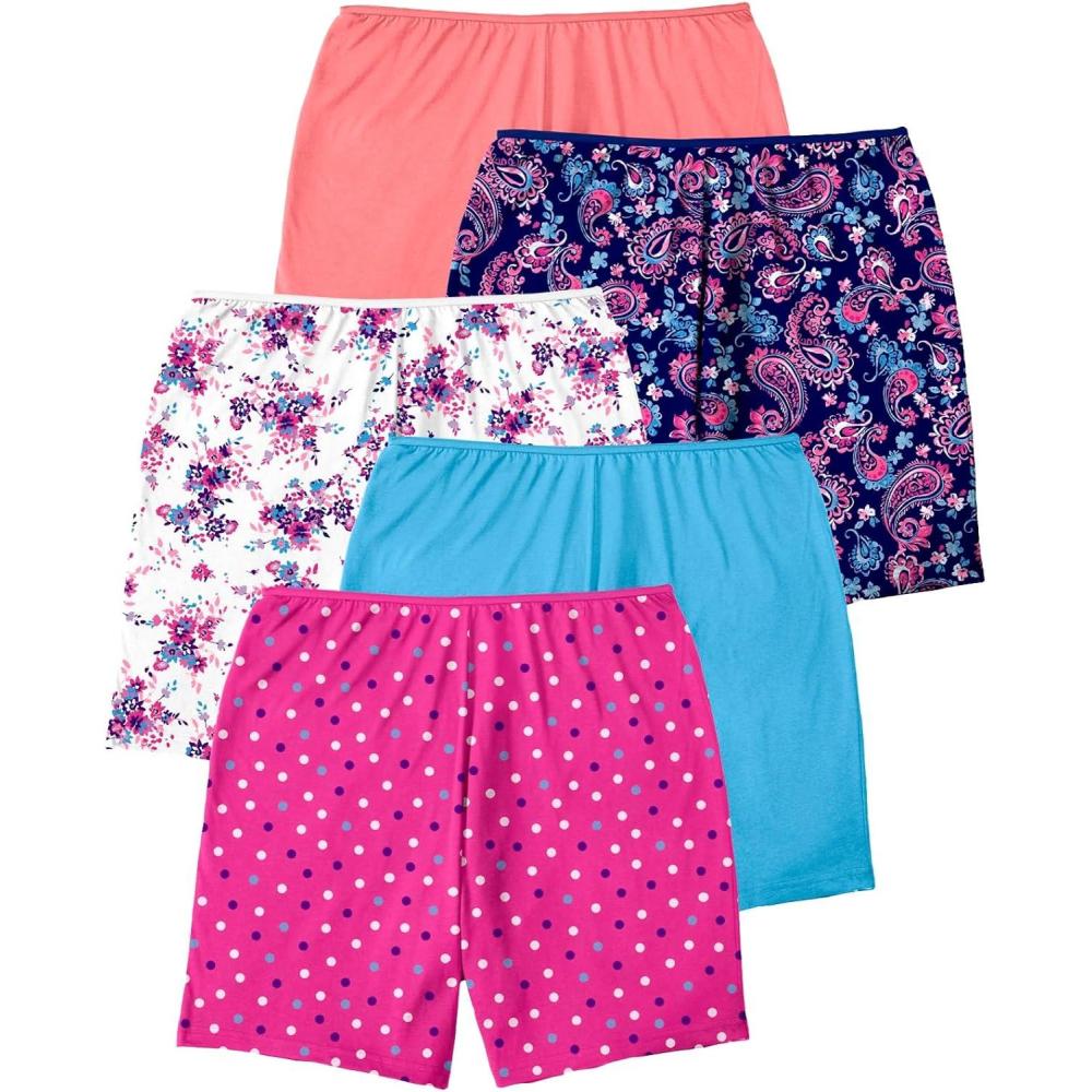 image:imageComfort Choice Plus Size Cotton Boxer 5PackDiamond Pack
