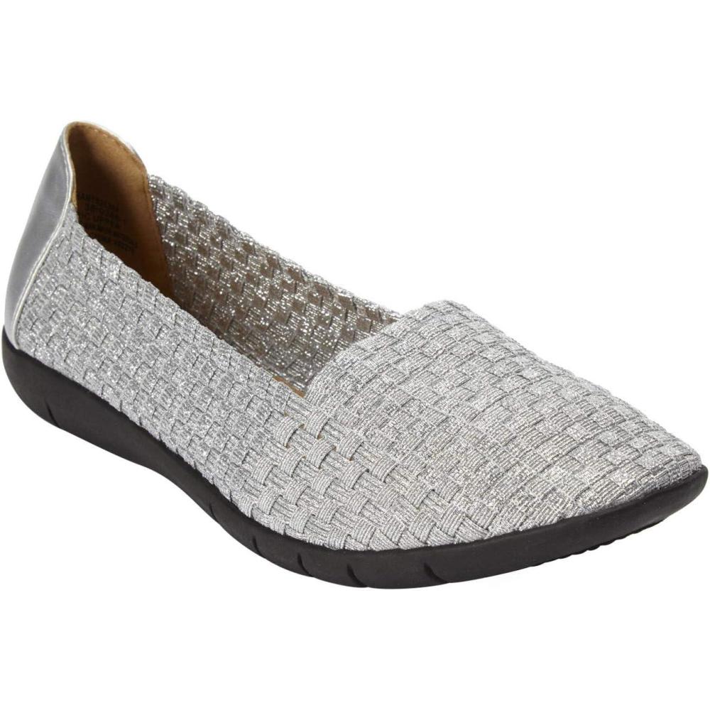 image:imageComfortview Womens The Bethany Slip On Flat Wide Widths AvailablePewter