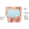 Comfort Choice Plus Size Cotton Brief 5-Pack(Hearts Pack)