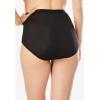 Comfort Choice Plus Size Full Coverage Nylon Brief 5-Pack(Nude Black Pack)