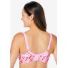 Comfort Choice Women’s Plus Size 3-Pack Cotton Wireless Bra(Hot Red Assorted)