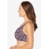 Comfort Choice Women’s Plus Size 3-Pack Cotton Wireless Bra(Pomegranate Assorted)