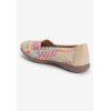 Comfortview Women’s The Bethany Slip On Flat (Wide Widths Available)(Multi Pastel)