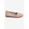 Comfortview Women’s The Bethany Slip On Flat (Wide Widths Available)(Multi Pastel)