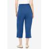 Woman Within Plus Size 7-Day Knit Capri(Royal Navy)