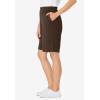 Woman Within Plus Size 7-Day Knit Short(Chocolate)