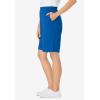 Woman Within Plus Size 7-Day Knit Short(Deep Cobalt)