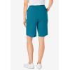 Woman Within Plus Size 7-Day Knit Short(Deep Teal)