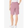 Woman Within Plus Size 7-Day Knit Short(Dusty Pink)