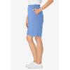 Woman Within Plus Size 7-Day Knit Short(French Blue)