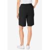 Woman Within Plus Size 7-Day Knit Short(Heather Charcoal)