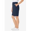 Woman Within Plus Size 7-Day Knit Short(Navy)