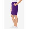 Woman Within Plus Size 7-Day Knit Short(Radiant Purple)