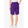 Woman Within Plus Size 7-Day Knit Short(Radiant Purple)