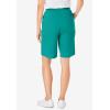 Woman Within Plus Size 7-Day Knit Short(Waterfall)