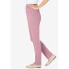 Woman Within Plus Size Knit Pull-On Elastic-Waist Pants(Deep Claret)