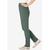 Woman Within Plus Size Knit Pull-On Elastic-Waist Pants(Pine)