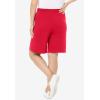 Woman Within Plus Size Sport Knit Short(Vivid Red)
