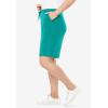 Woman Within Plus Size Sport Knit Short(Waterfall)