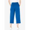 Woman Within Plus Size Sport-Knit Pull-On Capri Pants(Bright Cobalt)