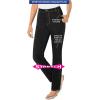Woman Within Plus Size Straight-Leg Stretch Denim Five-Pocket Jeans(Black Denim)