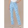Woman Within Plus Size Straight-Leg Stretch Denim Five-Pocket Jeans(Midnight Sanded)