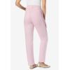 Woman Within Plus Size Straight-Leg Stretch Denim Five-Pocket Jeans(Pink)