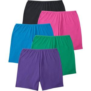 Comfort Choice Plus Size Cotton Boxer 5-Pack(Bright Pack)
