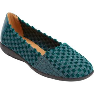 Comfortview Women’s The Bethany Slip On Flat (Wide Widths Available)(Dark Hunter)
