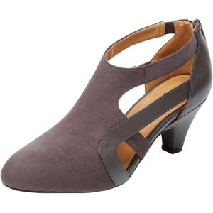 Comfortview Women’s Wide Width The Sage Pump(Slate Grey)