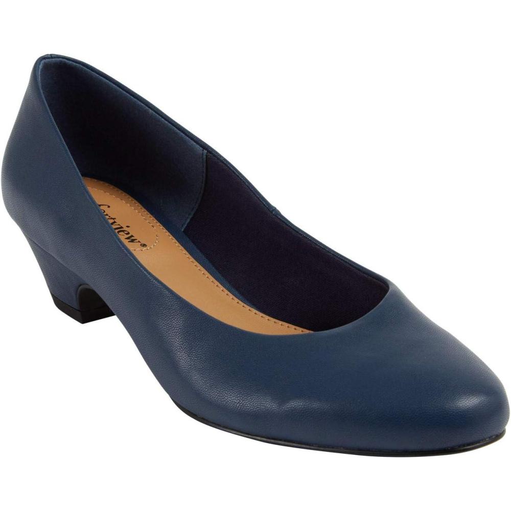 image:imageComfortview Womens Wide Width The Vida PumpNavy