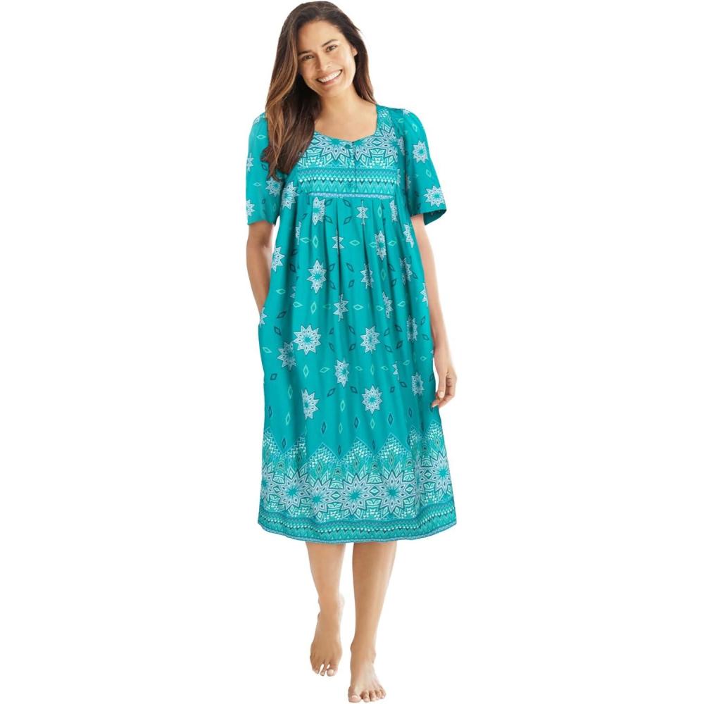 image:imageOnly Necessities Plus Size Mixed Print Short LoungerWaterfall Burst Print