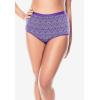 Comfort Choice Plus Size Full Coverage Cotton Brief 10-Pack(Chevron Floral Pack)