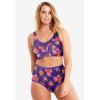 Comfort Choice Plus Size Full Coverage Cotton Brief 10-Pack(Chevron Floral Pack)