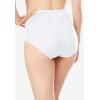 Comfort Choice Plus Size Full Coverage Cotton Brief 10-Pack(White Pack)