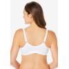 Comfort Choice Women’s Plus Size 3-Pack Front-Close Cotton Wireless Bra(Basic Assorted)