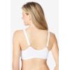 Comfort Choice Women’s Plus Size Cotton Front-Close Wireless Bra(Spring Plaid)