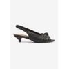 Comfortview Katelyn Slingback Low Heel Women’s Dress Shoes (Wide Widths Available)(Black)