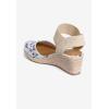 Comfortview Women’s Wide Width The Abra Espadrille(Purple Floral)