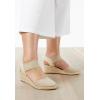 Comfortview Women’s Wide Width The Abra Espadrille(White Metallic)