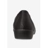 Comfortview Women’s Wide Width The Gab Flat(Black)