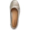 Comfortview Women’s Wide Width The Gab Flat(Gunmetal)