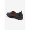 Comfortview Women’s Wide Width The June Flat(Black)