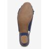 Comfortview Women’s Wide Width The Rider Slingback(Navy)