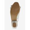 Comfortview Women’s Wide Width The Rider Slingback(Silver)