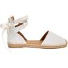 Comfortview Women’s Wide Width The Shayla Flat Espadrille(Embroidery)
