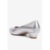 Comfortview Women’s Wide Width The Vida Pump(Silver)