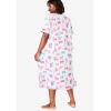 Dreams & Co. Plus Size Long Print Sleepshirt(Multi Fruit)