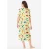 Dreams & Co. Plus Size Long Print Sleepshirt(Yellow Cats)