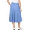 Woman Within Plus Size 7-Day Knit A-Line Skirt(Black)